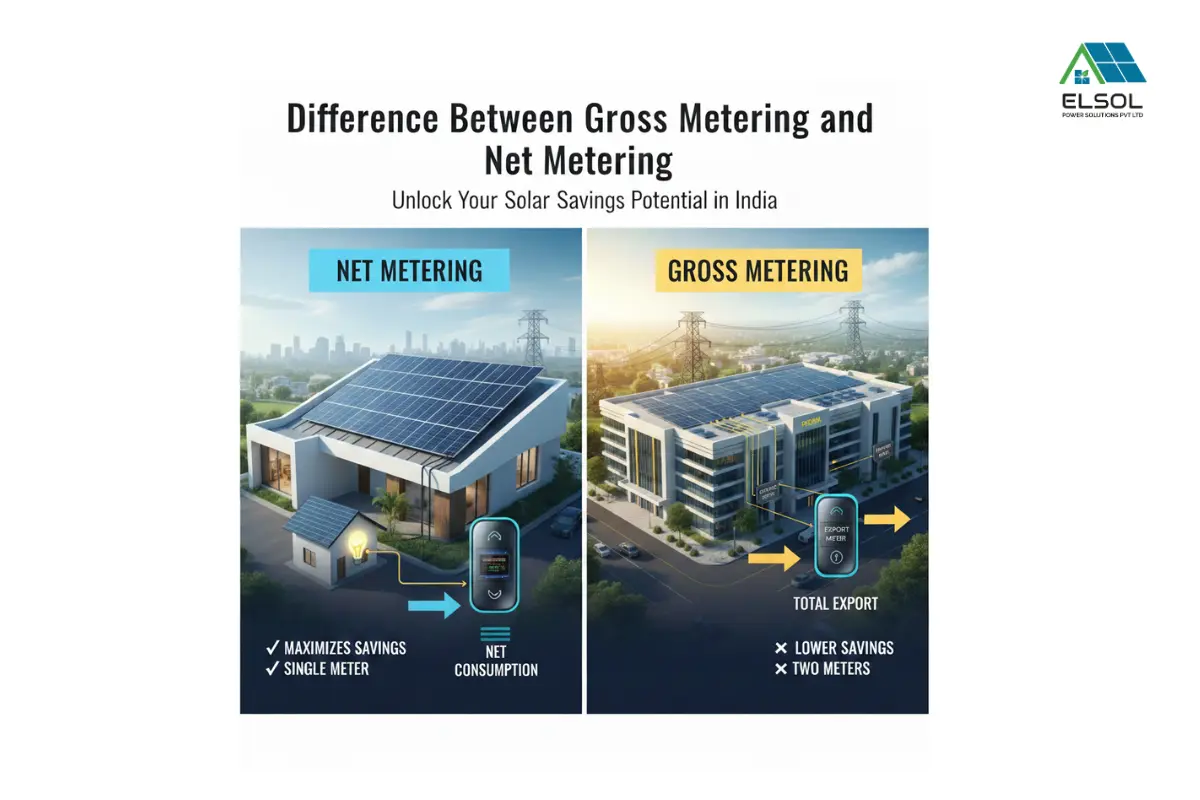 Difference Between Gross Metering and Net Metering