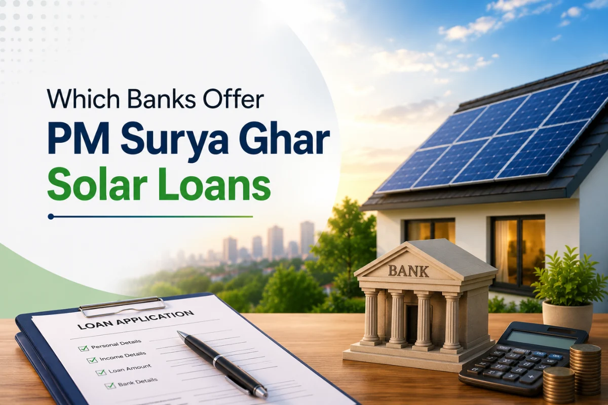 Banks Offer PM Surya Ghar Solar Loans