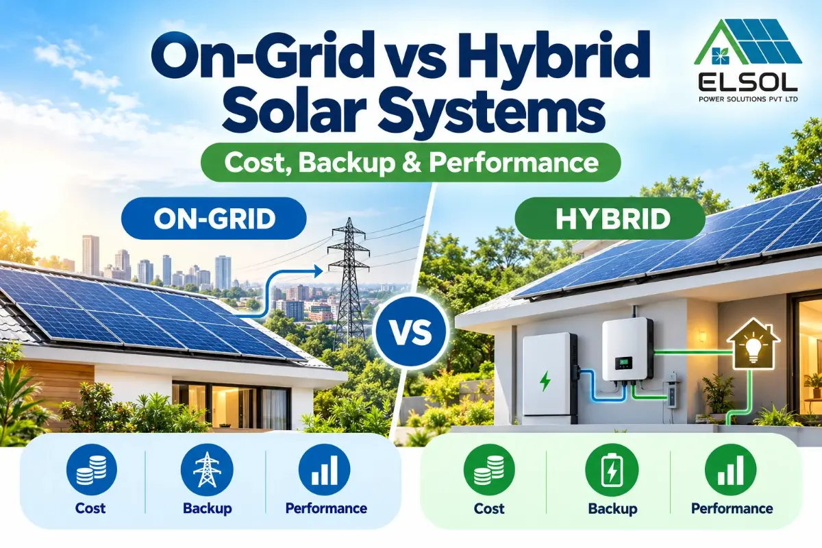 On-Grid vs Hybrid Solar Systems
